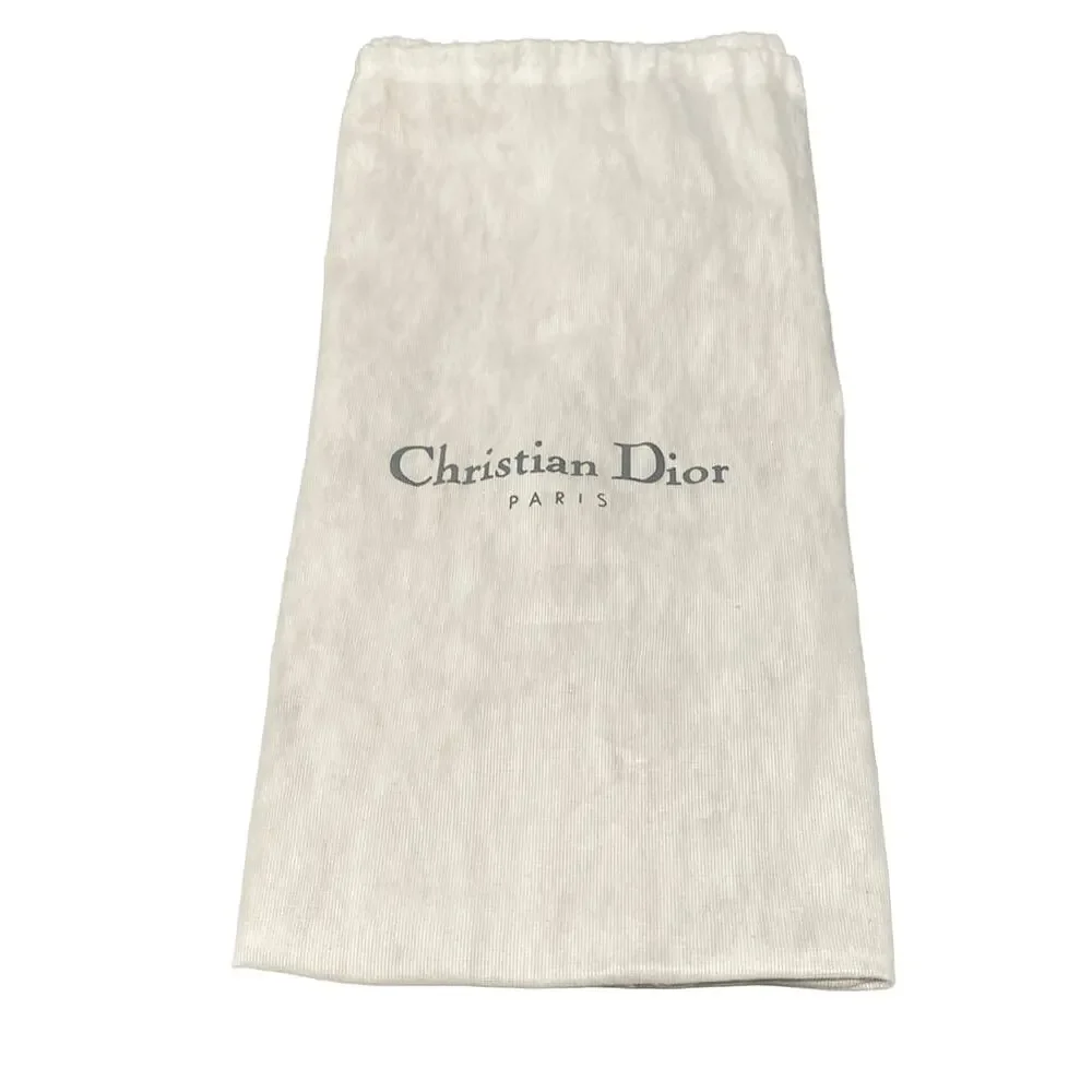 Christian Dior Street Chic/Trotter Shoulder Bag Beige Brown Jacquard Leather - Picture 8 of 15